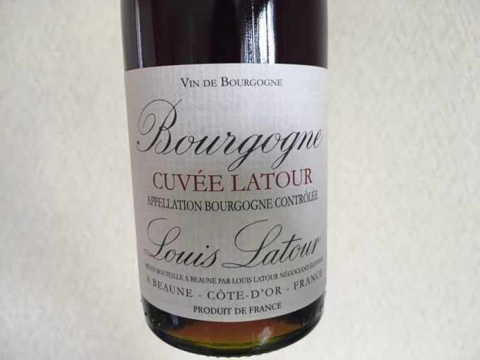 Bourgogne Rouge Cuvve Latour